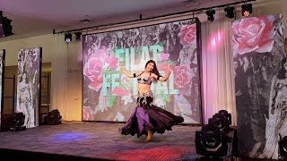 Leilah Belly Dancer Performance  Eilat Festival 2019 [upl. by Av99]