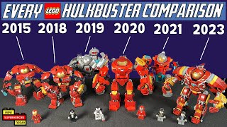 EVERY LEGO Hulkbuster Comparison 76031 76104 76124 76164 76194 76247 [upl. by Amadus192]