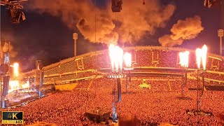 Rammstein  Du Hast Pyro Show Live Gothenburg Sweden  July 30 2022 4K 2160p [upl. by Deach]