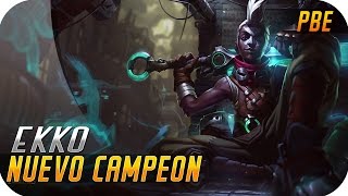 NUEVO CAMPEÓN  EKKO  Un Jungler IMPRESIONANTE [upl. by Bussy523]