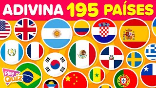 Adivina TODAS las Banderas del Mundo 🌍🧠🤓  Adivina el País  Test Geografía  PlayQuiz Trivia [upl. by Yevette]