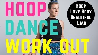 Best Standing Ab Workout  Hoop Love Body Workout  Beautiful Liar  Core Fitness [upl. by Nirok336]