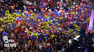 WATCH Balloon drop marks end of the 2024 Republican National Convention  2024 RNC Night 4 [upl. by Paynter]