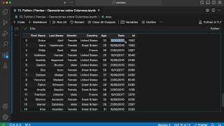 618 Python  Pandas  Operaciones sobre Columnas [upl. by Milks]