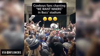 Cowboys fans chant “We Want Niners” after beating Bucs amp Micah Parson tweets about 49ers 👀 [upl. by Dode]