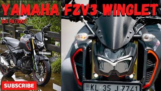 Yamaha Fzv3 Winglet ModificationSecret revealed  Winglet for FZV3BOOGIE by Patriot [upl. by Najram]