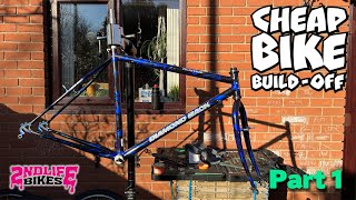 Cheap Bike Build Off  Diamondback Traverse Restoration  parts bin Commuter bike build vintage MTB [upl. by Elleimac]