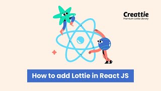 How to add Lottie JSON animations in React JS [upl. by Ikcim]