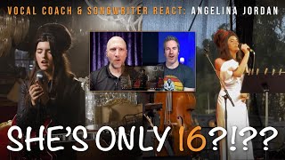 Vocal Coach amp Songwriter First Time Reaction to Angelina Jordan  Suspicious Minds MV amp Live [upl. by Nylrac]