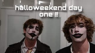 HALLOWEEKEND DAY ONE GRWM amp also do vinnie and jordans makeup [upl. by Neroc]