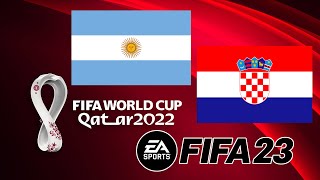 ARGENTYNA  CHORWACJA  FIFA 23  PROGNOSTYK MECZU [upl. by Saphra]