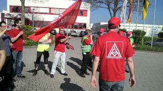 IG Metall Warnstreik Lear Corporation und Heinkel 06 Mai 2013 Besigheim [upl. by Stearn]