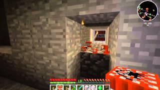 Minecraft Strip Mining With TNT  How To Strip Mine [upl. by Aronel]