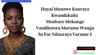 Huyai Munzwe Kuuraya Kwandakaita Mushure MekungeVanditorera Murume Wangu So Far Ndauraya Varume 3 [upl. by Ahsitnauq]