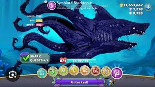 Hungry shark world  all sharks unlocked  super mega sharks  hungry shark world [upl. by Tioneb]