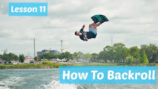 How To Backroll on a Wakeboard  Step by Step  Safe Way of Learning [upl. by Roselba]