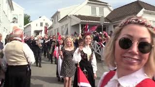 Barnetoget 17 mai 2022 i Lillesand [upl. by Nnylecyoj]