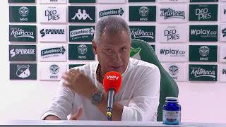 Rueda de prensa de Deportivo Cali tras su partido con Alianza FC [upl. by Aneelas673]