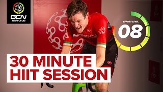 30 Minute High Cadence HIIT Indoor Cycling Cardio Workout  Lose Weight Fast [upl. by Lama290]