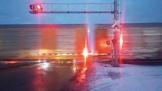 SB UP Port StackAutoracks Train in Greeley Co RockyMountainRailfan [upl. by Jeuz441]