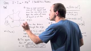 Proof of Parallel Axis Theorem [upl. by Yanehc]