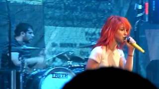 Paramore Ignorance NEW SONG Live  Savemart Center Fresno 051909 [upl. by Yrffej]