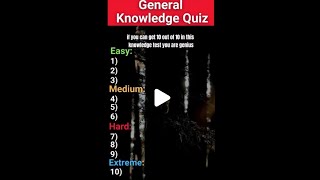 General Knowledge Quiz Questions questionanswer quizgames knowledgefacts [upl. by Crawford]