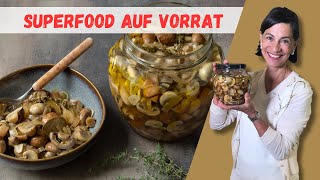 Marinierte Champignons – Antipasti zum Selbermachen [upl. by Reivaz]