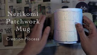 Making Nerikomi Pottery Mug  Part1 [upl. by Grodin]