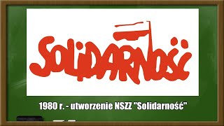 quotSOLIDARNOŚĆquot I JEJ BOHATEROWIE [upl. by Constancy]