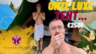 LUXE TENT VAN €2500 op TOMORROWLAND 2023 [upl. by Tnaryb]