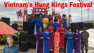 Vietnams Hung Kings Festival Choir Singing in Houston shorts [upl. by Kciredorb]