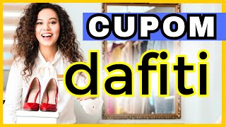 NOVO CUPOM DAFITI  PROMOÇÕES DAFITI  DESCONTOS DAFITI [upl. by Ailalue]