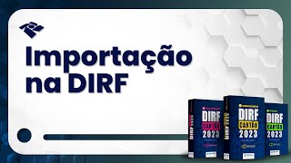 Importação na DIRF  DIRF Cartão 2024 [upl. by Syned577]