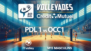 2024 VOLLEYADES  PAYS DE LOIRE 1 vs OCCITANIE 1  Demifinale masculine [upl. by Calley296]