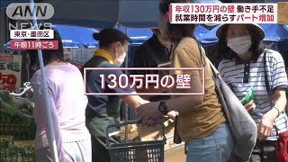 年収130万円の壁で働き手不足 就業時間減らすパート増加「扶養内で働くジレンマを」2023年9月26日 [upl. by Dweck]