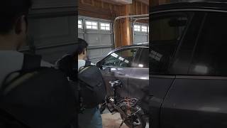 How to mount Peak Design Everyday Carry backpack on Lectric XP rearrack or any rear rack [upl. by Childers]