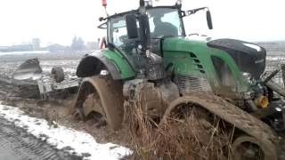 Fendt 939 on T Due Tracks Extreme Conditions [upl. by Eet518]