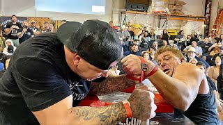 NORTH vs SOUTH  LEFT California Supermatches  Arm Wrestling 2023 [upl. by Rizzo]