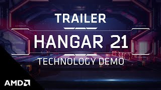 AMD RDNA™ 2 quotHangar 21quot Technology Demo Trailer [upl. by Bohon]