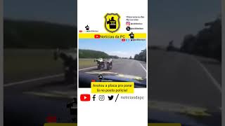 Na via fazendo manobras irregulares e a PRF aparece automobile policia motovlog prf motorcycle [upl. by Odracer]