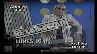 Promo Programa Re Lambetain con Esteban Mellino  DiFilm 1986 [upl. by Zerla]