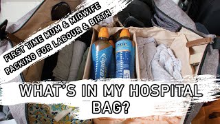 WHATS IN MY HOSPITAL BAG  What I packed in my hospital bag as a midwife PLUS dad bag amp baby bag [upl. by Niran846]