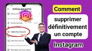 Comment supprimer définitivement un compte Instagram 2024  Supprimer le compte Instagram [upl. by Hilde892]