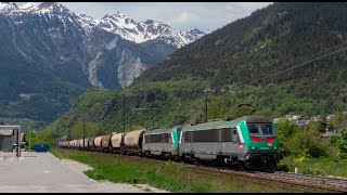 Une matinée de trains à Modane 30 Mai 2021 [upl. by Anzovin486]