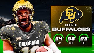 THE COLORADO REBUILD College Football 25 Dynasty Season 1 [upl. by Colt439]