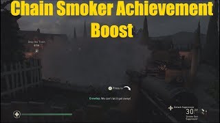 Chain Smoker Achievement Quick Boost  Call of Duty WW2 [upl. by Chlo]