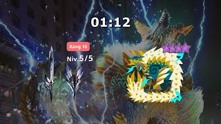 MH Now Zinogre 9☆ à la SnS Legiana en 1min12 [upl. by Arhsub]