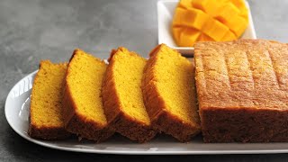 Mango Cake  Mango Sponge Cake  Mango Pound Cake  Simple Mango Cake [upl. by Hajile]