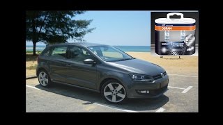 Volkswagen VW Polo 6R Headlight Headlamp Removal and bulb replacement [upl. by Howund]